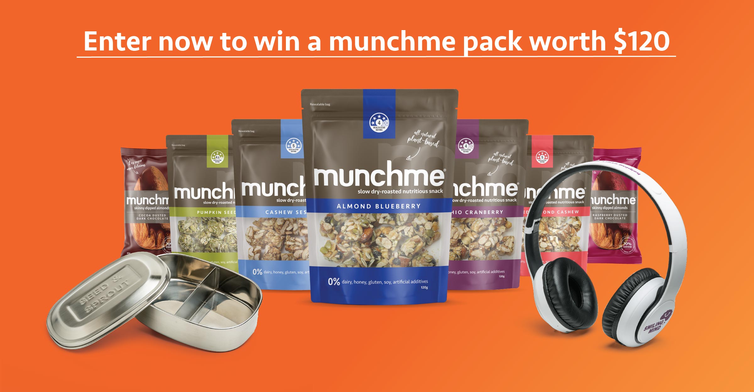 Enter now to win a munchme pack worth $120