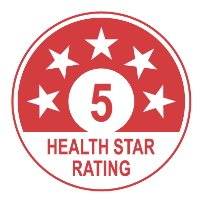 5.0 Health Star Rating