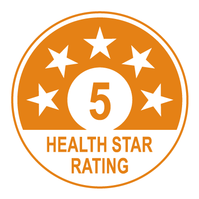 5.0 Health Star Rating